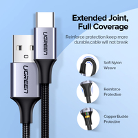UGREEN USB typ C kabel 3A szybkie ładowanie do Samsung S20 S21 Xiaomi POCO USB C przewód USB C ładowarka telefon kabel do ładowania 5